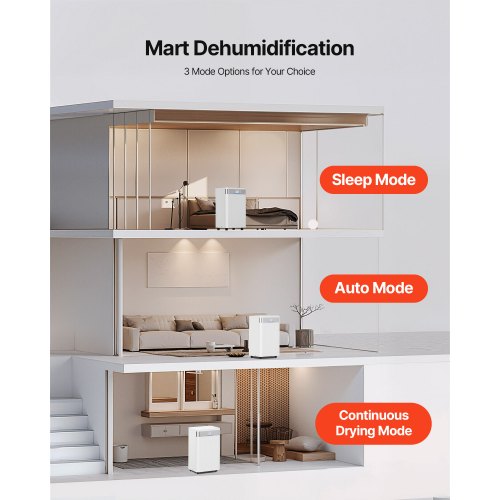 35 Pints Dehumidifier for Home Basement Drain Hose for Commercial