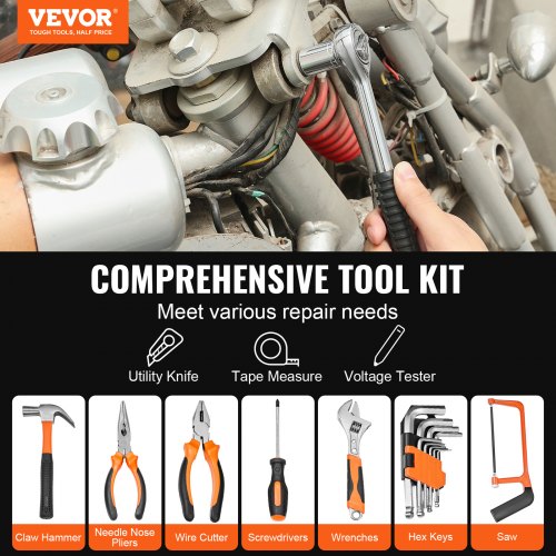 Tool Kit 216 Piece General Household Hand Tool Set Home Repairing Tool Kit