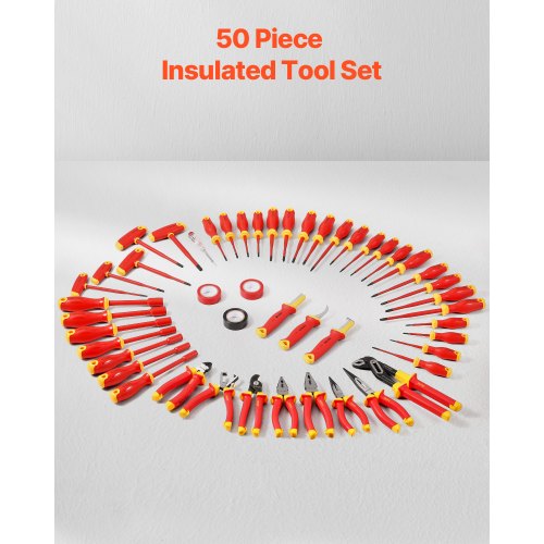 Insulated Screwdriver Set 50Piece Professional Electrical Screwdriver Set