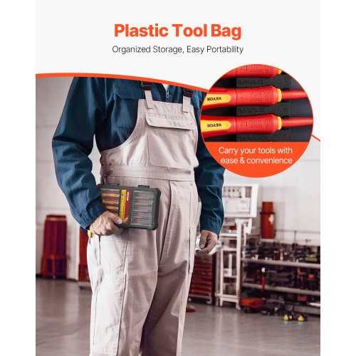 Insulated Screwdriver Set 6Piece Professional Electrical Screwdriver Set