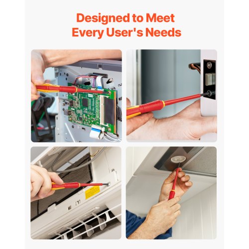 Insulated Screwdriver Set 6Piece Professional Electrical Screwdriver Set