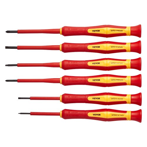 Insulated Screwdriver Set 6Piece Professional Electrical Screwdriver Set