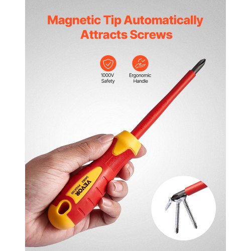 Insulated Screwdriver Set 12Piece Professional Electrical Screwdriver Set