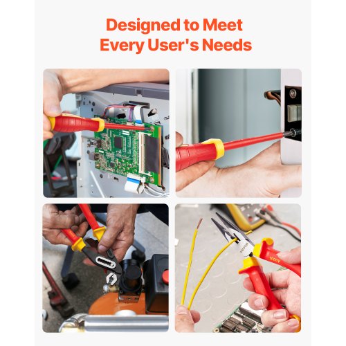 Insulated Screwdriver Set 12Piece Professional Electrical Screwdriver Set