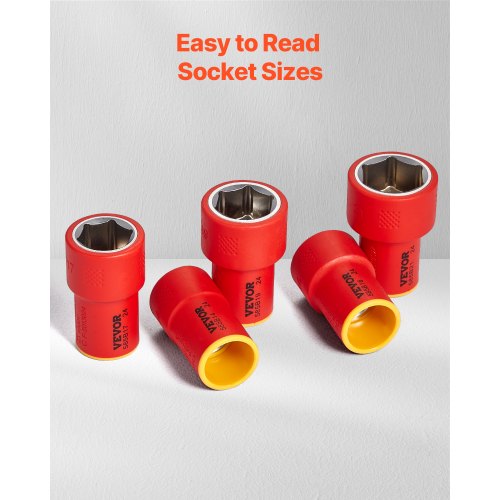 Insulated Socket Set 16Piece Insulated Wrench Tool Set 1000V Insulated