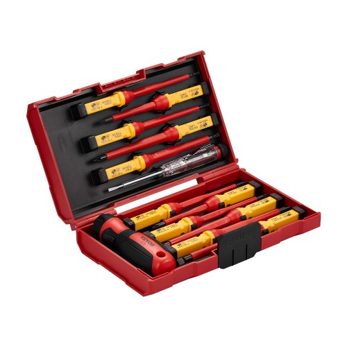 Insulated Screwdriver Set 13Piece Insulated Tool Set for Electricians 1000V