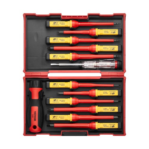 Insulated Screwdriver Set 13Piece Insulated Tool Set for Electricians 1000V