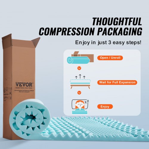 Mattress Topper Queen Size 2 Thickness Soft Memory Foam Mattress Pad