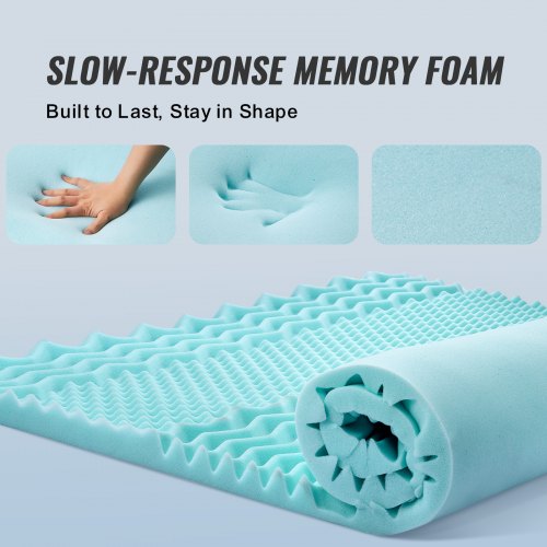 Mattress Topper Queen Size 2 Thickness Soft Memory Foam Mattress Pad