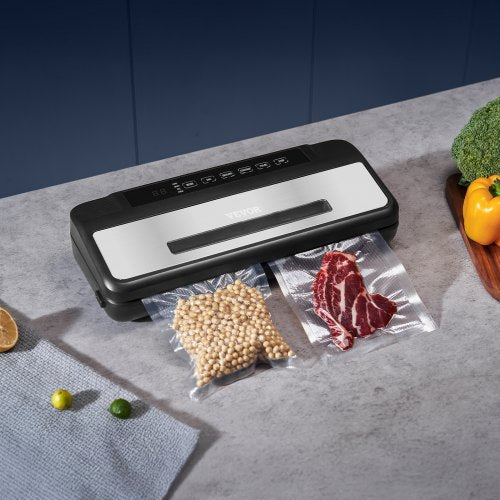 Vacuum Sealer Machine 80Kpa 120W Powerful Compact Food Sealer 7in1