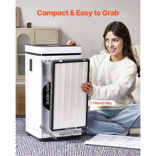 Air Purifier Replacement Filter H13 2in1 Compact Lightweight