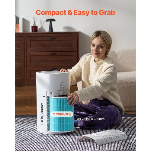 Air Purifier Replacement Filter H13 3in1 Compact Lightweight 2