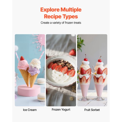 Ice Cream Maker 211 Qt Large Capacity Electric Automatic IceCream