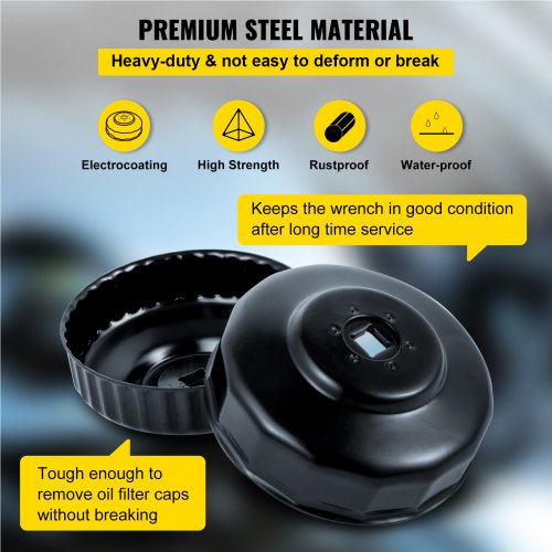 Oil Filter Socket Set 14 Pcs Oil Filter Wrench Set Sturdy Steel Oil Filter