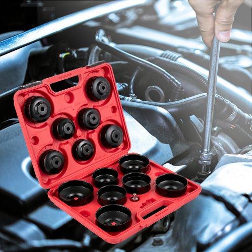 Oil Filter Socket Set 14 Pcs Oil Filter Wrench Set Sturdy Steel Oil Filter