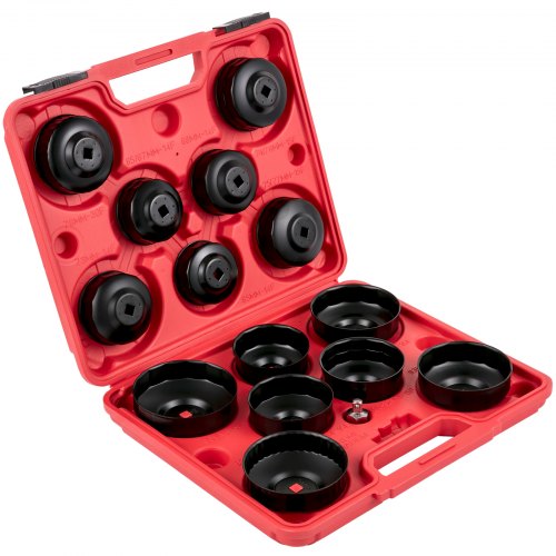 Oil Filter Socket Set 14 Pcs Oil Filter Wrench Set Sturdy Steel Oil Filter