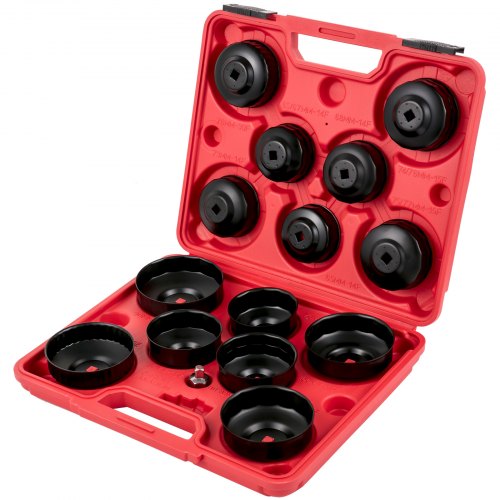 Oil Filter Socket Set 14 Pcs Oil Filter Wrench Set Sturdy Steel Oil Filter