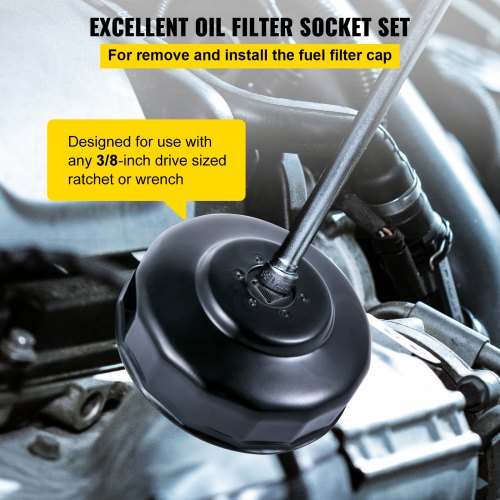 Oil Filter Socket Set 30 Pcs Oil Filter Wrench Set Sturdy Steel Oil Filter