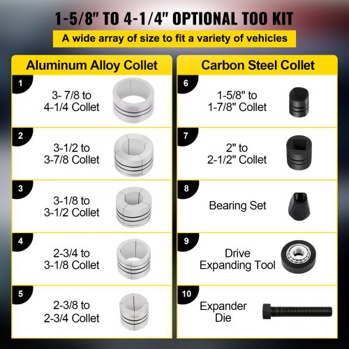 Pipe Stretcher Kit Exhaust Pipe Stretcher Kit 158 to 414 Exhaust