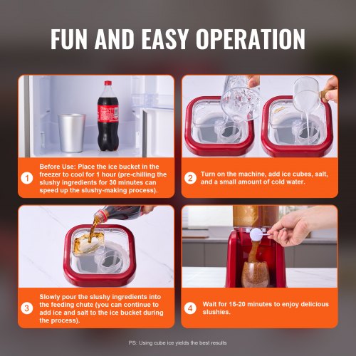 Slushy Machine for Home 32oz Tank Homeuse Margarita Machine Smoothie