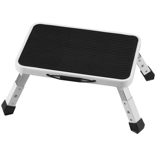 Step Stool 1Step 330lbs Capacity Folding Steel Step Ladder 3 Adjustable