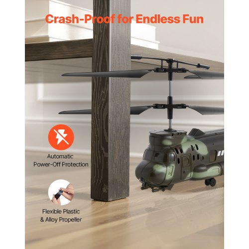 RC Helicopter 24GHz Military Remote Control Helicopter 35 Channel RC