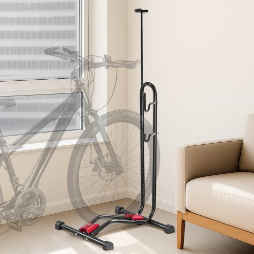 Bike Rack Upright Bike Stand Floor for 16 to 27.5 Inch Mountain Road