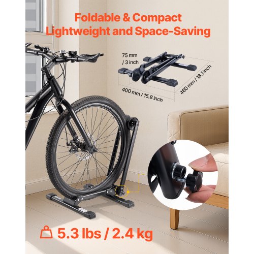 Bike Rack Fits 20 to 29 Inch Mountain Road Bikes Alloy Steel