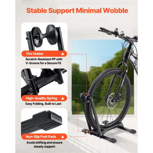 Bike Rack Fits 20 to 29 Inch Mountain Road Bikes Alloy Steel