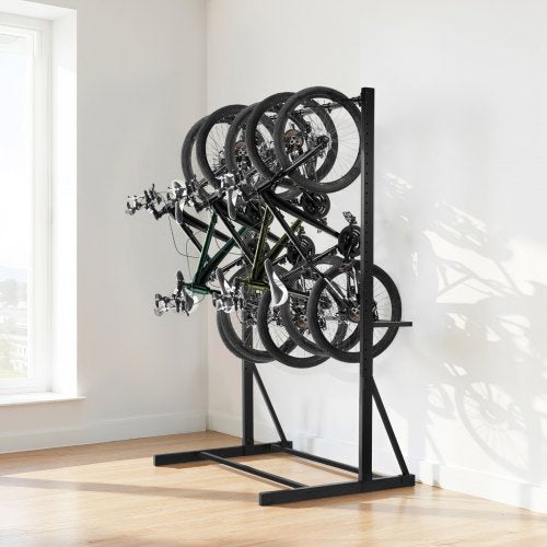 Bike Rack 300LBS136KG Capacity for up to 5 Bikes Freestanding Bike