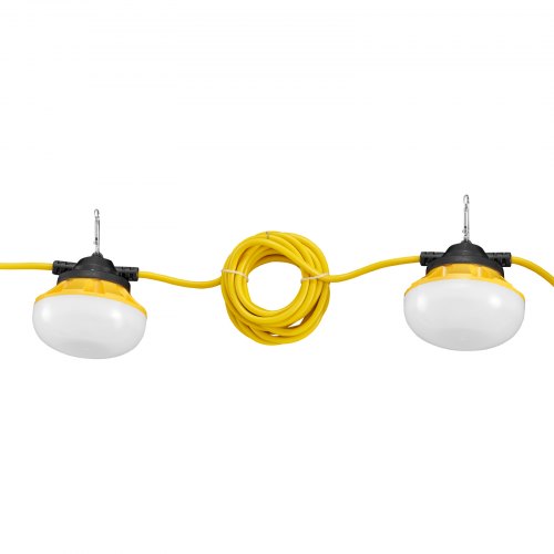 100FT Construction String Lights 100W 10000LM 10PCs String Work Light