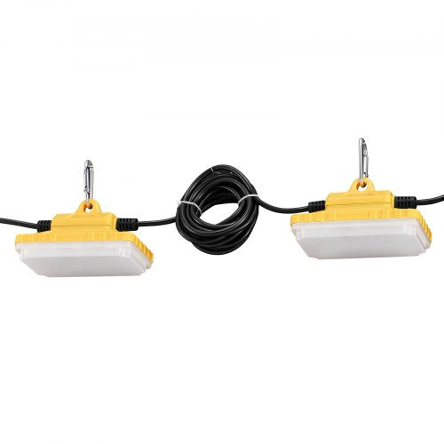 100FT Construction String Lights 150W 15000LM 10PCs String Work Light