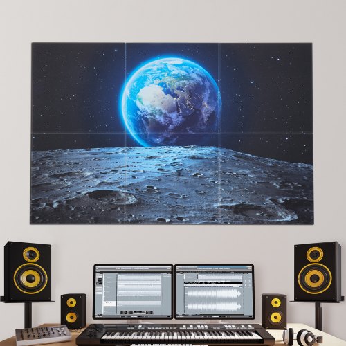 6 Pack Art Acoustic Panels 7087 x 4724 x 0.4 inch Soundproof Wall Tiles