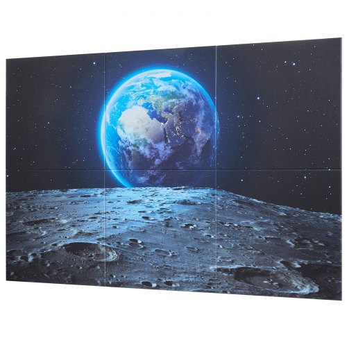 6 Pack Art Acoustic Panels 7087 x 4724 x 0.4 inch Soundproof Wall Tiles