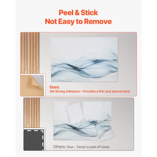 8 Pack Art Acoustic Panels 4724 x 2362 x 0.4 inch Soundproof Wall Tiles