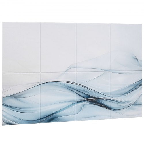 8 Pack Art Acoustic Panels 4724 x 2362 x 0.4 inch Soundproof Wall Tiles
