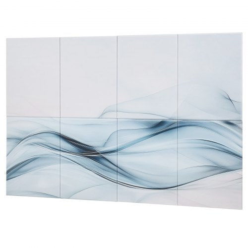 8 Pack Art Acoustic Panels 4724 x 2362 x 0.4 inch Soundproof Wall Tiles