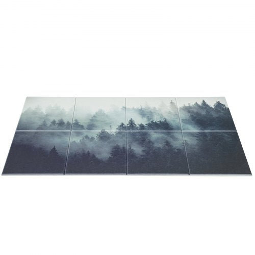8 Pack Art Acoustic Panels 63 x 2362 x 0.4 inch Soundproof Wall Tiles