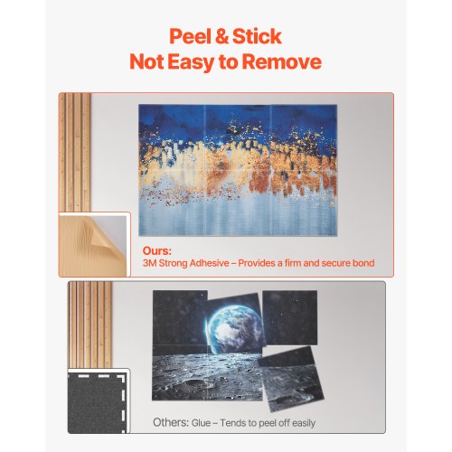 6 Pack Art Acoustic Panels 7087 x 4724 x 0.4 inch Soundproof Wall Tiles