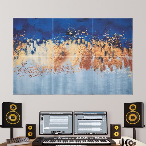 6 Pack Art Acoustic Panels 7087 x 4724 x 0.4 inch Soundproof Wall Tiles