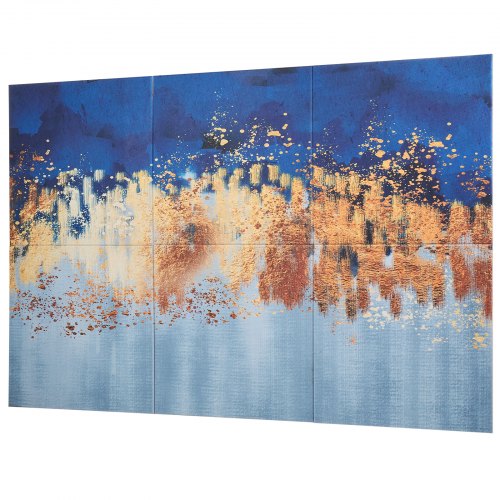 6 Pack Art Acoustic Panels 7087 x 4724 x 0.4 inch Soundproof Wall Tiles