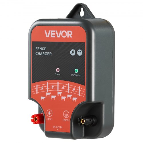 Electric Fence Charger 10kV 2J AC DC Electric Fence Energizer with LED