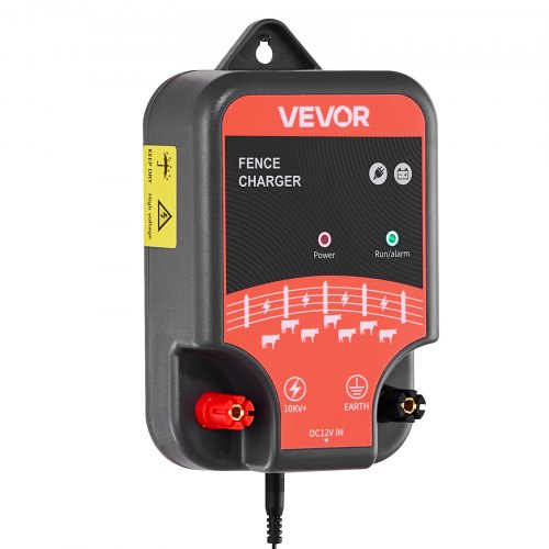 Electric Fence Charger 10kV 2J AC DC Electric Fence Energizer with LED