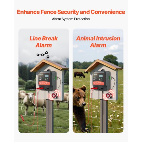 MultiPowered Electric Fence Charger 2J3J5J Electric Fence Energizer