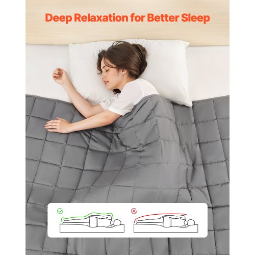 Weighted Blanket 25 lbs 88 x 104 in King Size Cooling Breathable Heavy