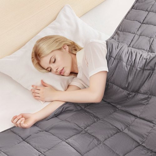 Weighted Blanket 25 lbs 80 x 87 in King Size Soft 100 Cotton Heavy