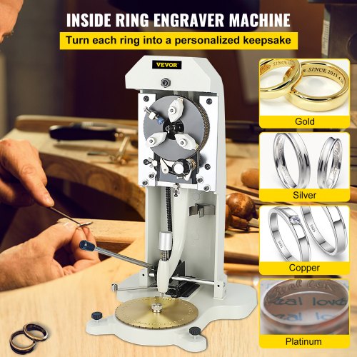 Inside Ring Engraver Double Sided Dial Ring Engraver Stamper 15mm2.0mm