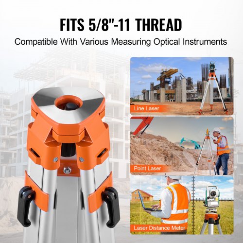 Laser Level Tripod Stand 5811 Thread Mount 16536555 inch Height