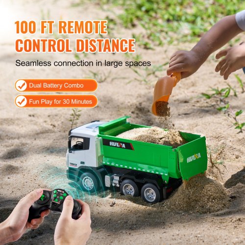 RC Dump Truck Toy 9Channel 118 Scale Remote Control Dump Truck RC