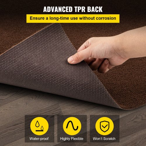 Marine Carpet 6 x 18 ft Boat Carpeting Deep Brown Marine Grade Boat